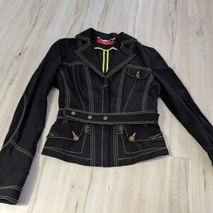 Snowimage woman coat jacket Small belt light casu